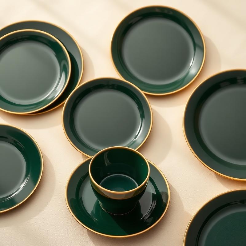 Aparelho de Jantar Verde Esmeralda